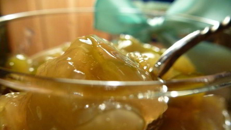 Рецепт джема из кабачков с изюмом, лимоном и имбирем