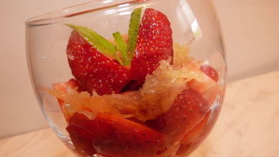 Рецепт клубники с имбирным джемом