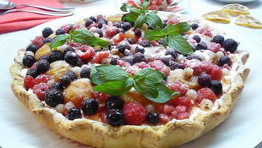 Рецепт кростаты с абрикосовым джемом и рикоттой