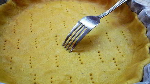 кростата с абрикосовым джемом и рикоттой