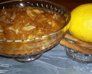 Лимонный джем с имбирем