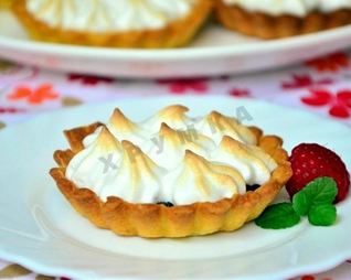 Песочные корзинки с джемом