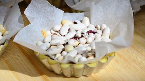 песочные корзинки с джемом