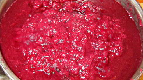 яблочный джем с черноплодной рябиной