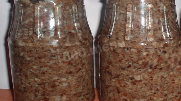 Рецепт Икры из груздей на зиму