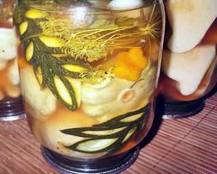 Кабачки и патиссоны на зиму