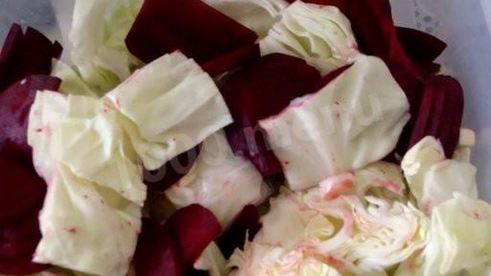 капуста пелюстка с буряком на зиму