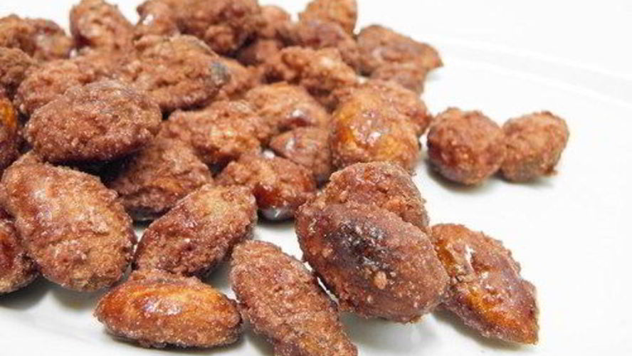 Рецепт хрустящих орехов в кокосовой стружке и карри