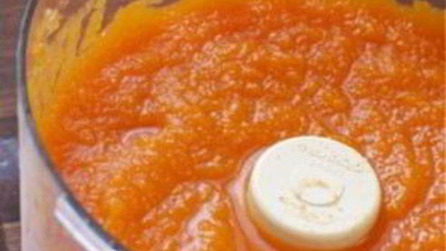 клюквенно-тыквенное пюре на зиму