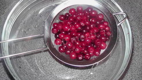 компот из клюквы