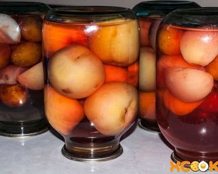 Компот из персиков на зиму