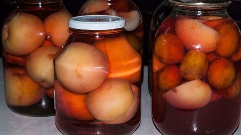 компот из персиков на зиму