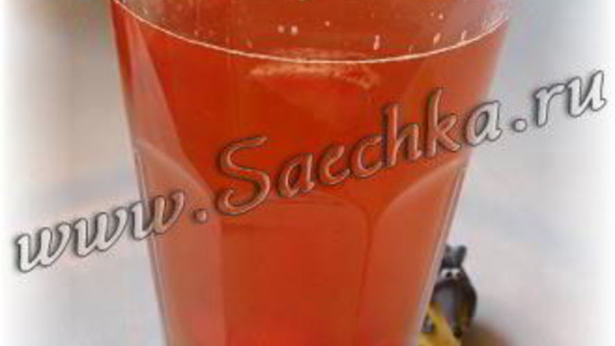 Рецепт компота из ревеня