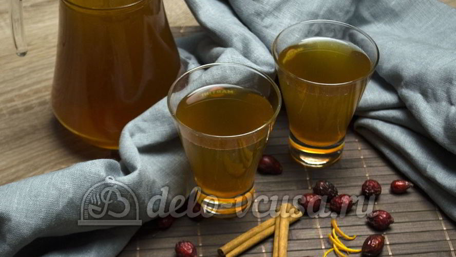 Рецепт компота из шиповника