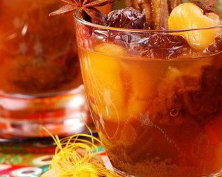 Компот из сухофруктов с цедрой