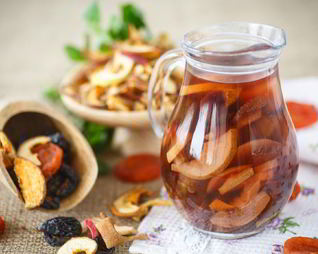 Компот из свежих сухофруктов