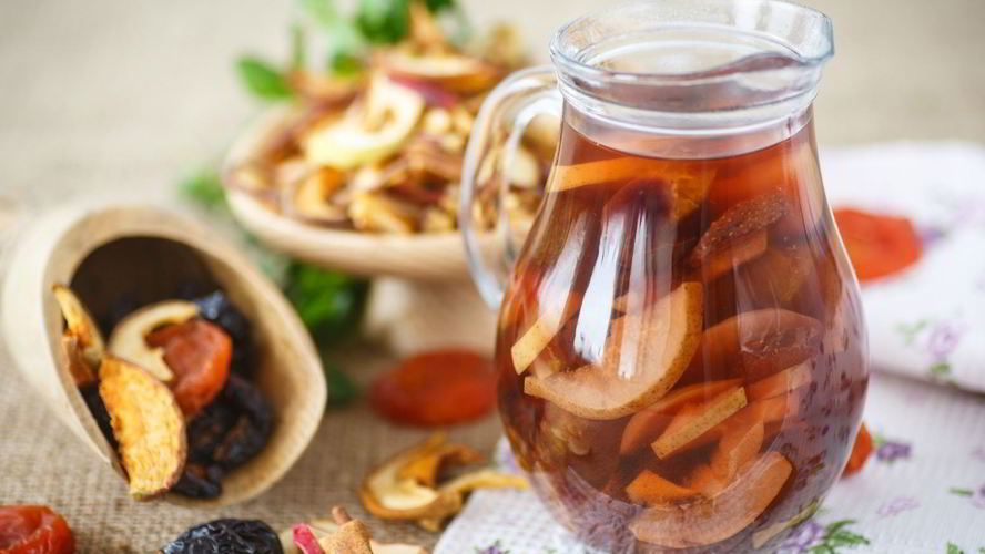 Рецепт компота из свежих сухофруктов