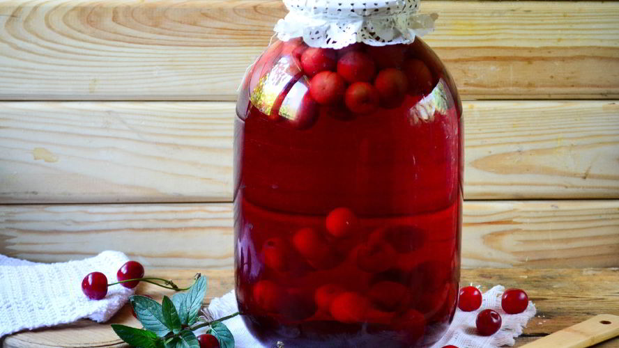 Рецепт компота из вишни