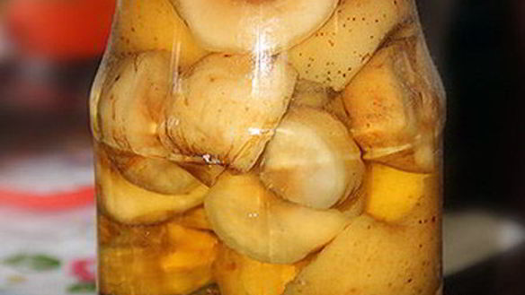 Рецепт Компота ванильно-яблочный