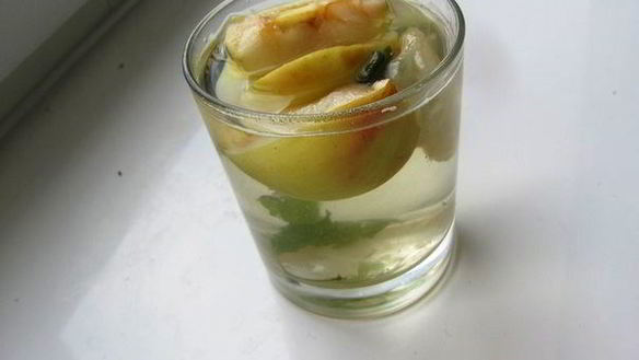 Рецепт Яблочного компота из свежих яблок