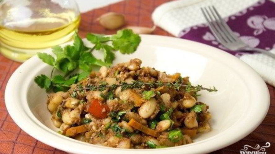 Рецепт лобио из фасоли на зиму