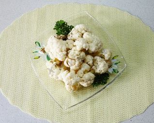 Быстромаринованная цветная капуста в микроволновке