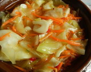 Капуста маринованная с имбирем