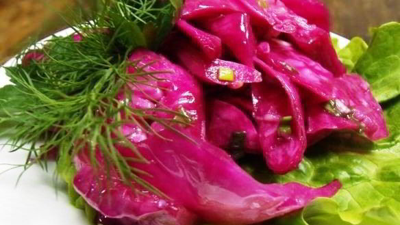 Рецепт Маринованной капусты с морковью и свеклой