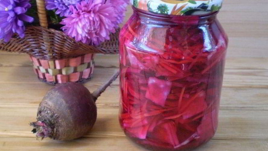 Рецепт маринованной капусты со свеклой и морковью