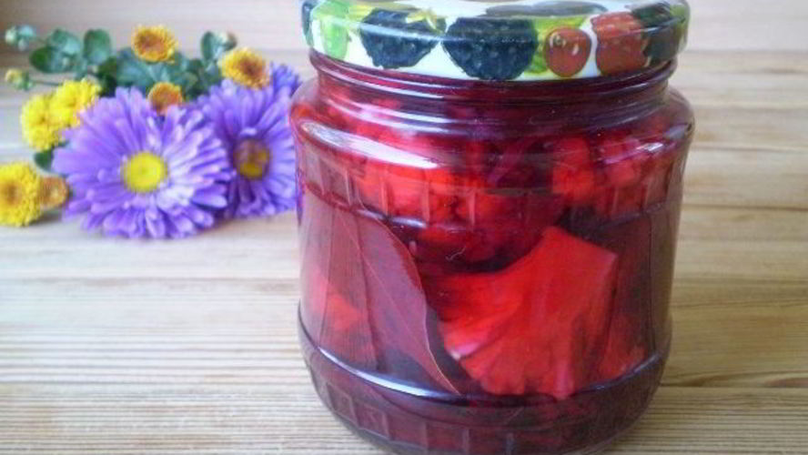 Рецепт маринованной цветной капусты со свеклой