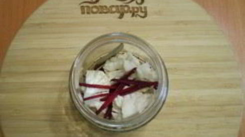 маринованная цветная капуста со свеклой