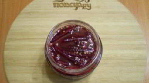 маринованная цветная капуста со свеклой