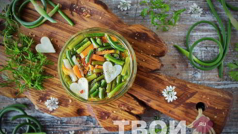 маринованные чесночные стрелки