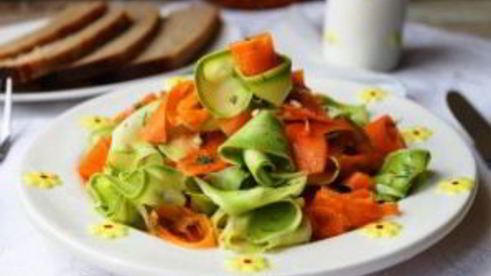 маринованные кабачки с морковкой