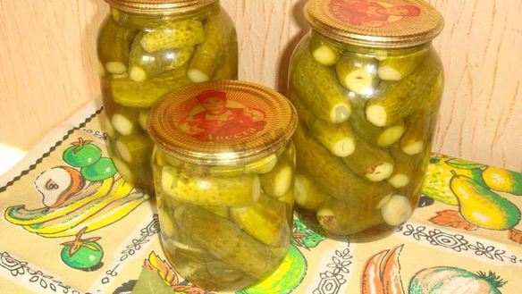 Рецепт Маринованных корнишонов на зиму