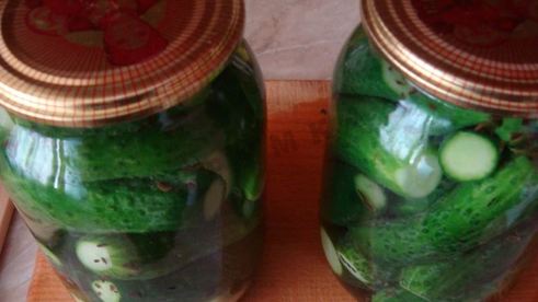 маринованные корнишоны на зиму