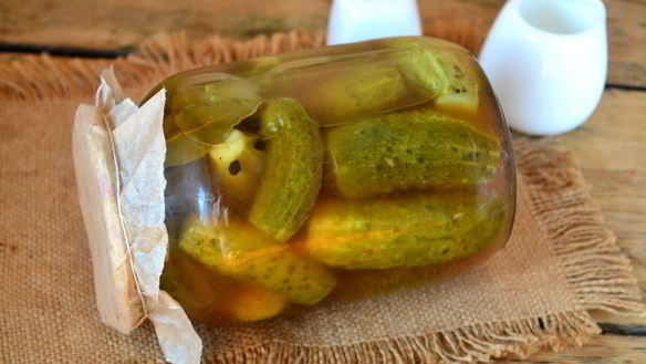 Рецепт Маринованных огурцов в литровых банках