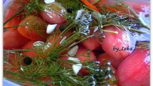 маринованные помидоры в стиле ню