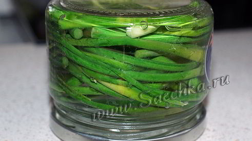 маринованные стрелки чеснока