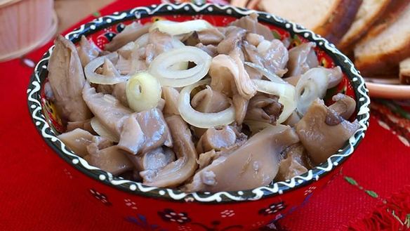 Рецепт Маринованных вешенок с луком