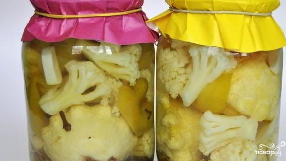 Рецепт Маринованых патиссонов с капустой