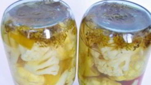 маринованые патиссоны с капустой