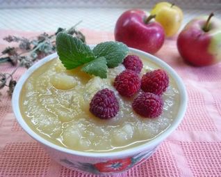 Нежное яблочное пюре на зиму