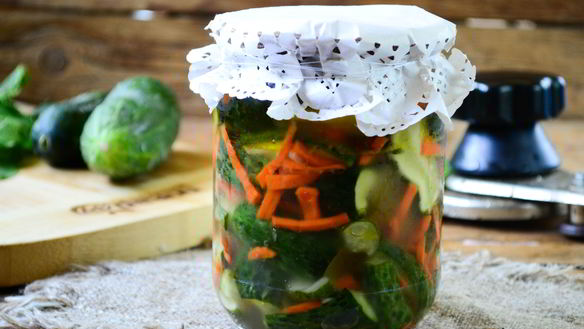 Рецепт Огурцов по-корейски на зиму