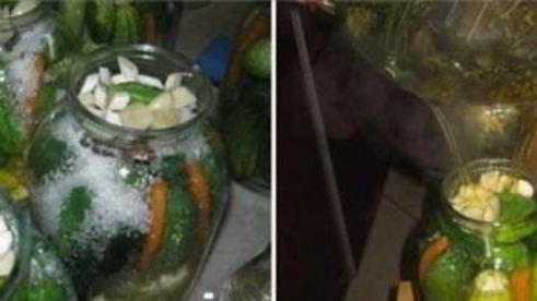 патиссоны, консервированные с огурцами