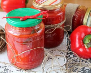 Перец фаршированный капустой и морковью на зиму