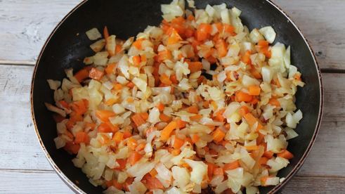 перец фаршированный капустой и морковью на зиму