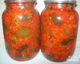 Перец в томате на зиму