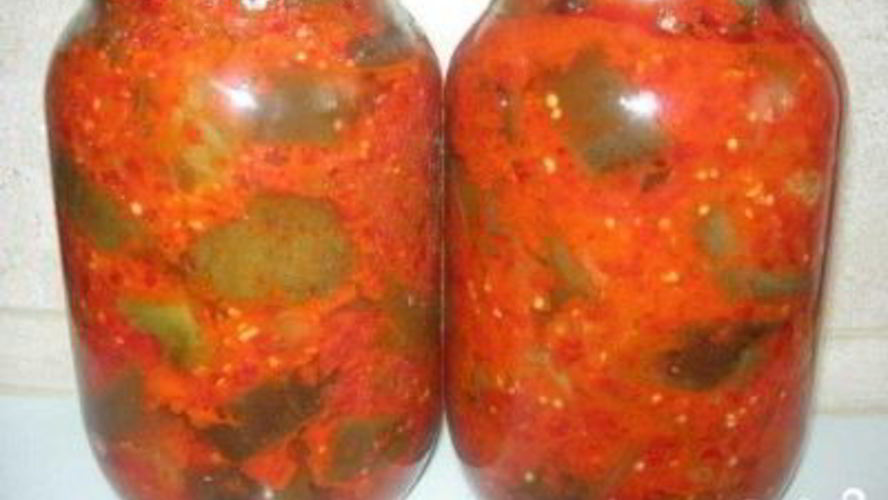 Рецепт перца в томате на зиму