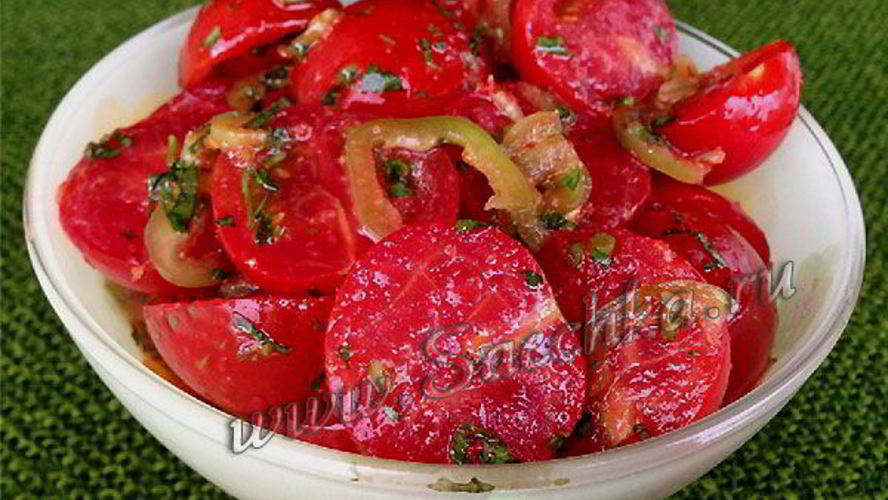 Рецепт помидоров по-корейски